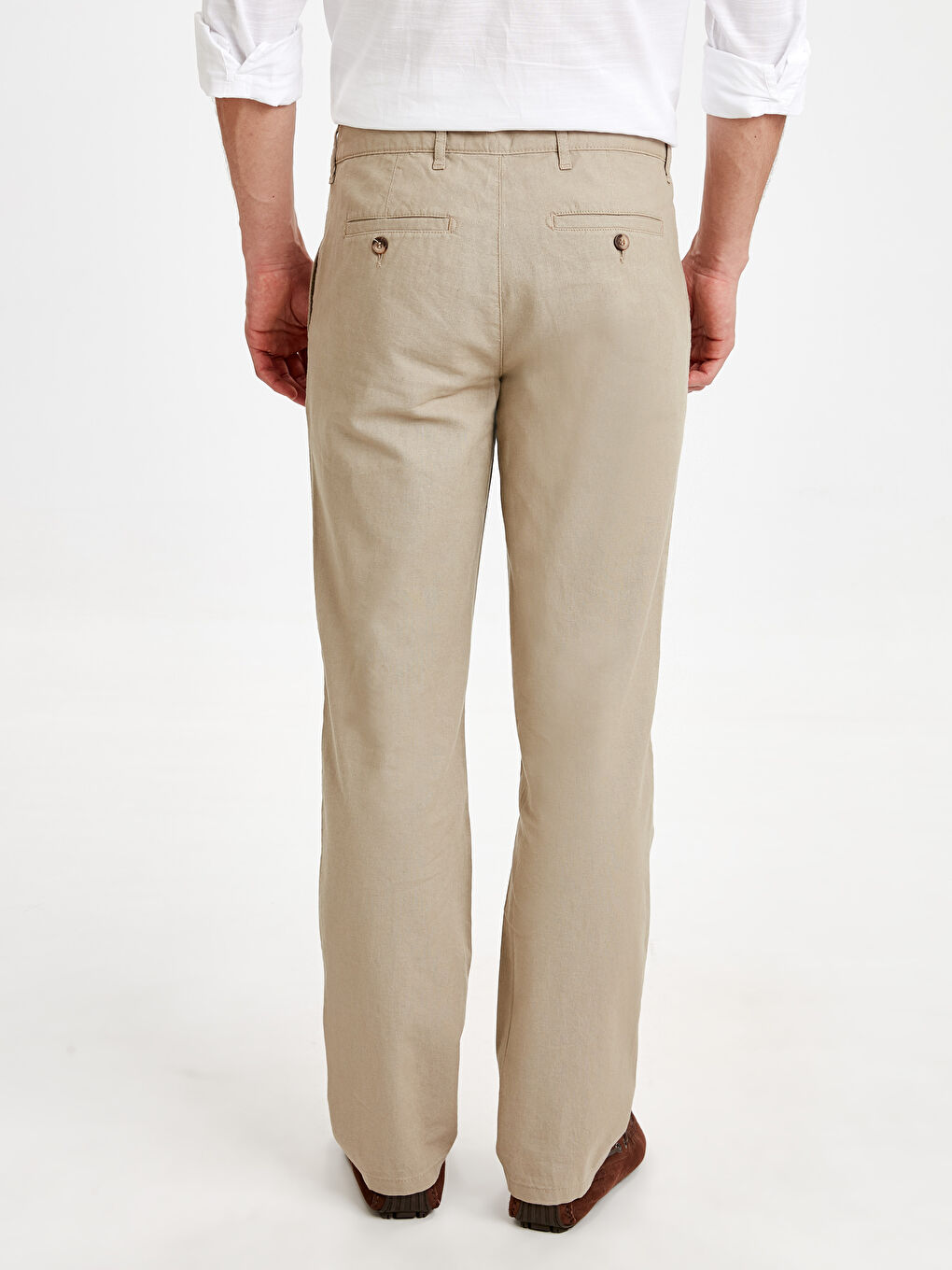 Bej Erkek Chino Pantolon-2