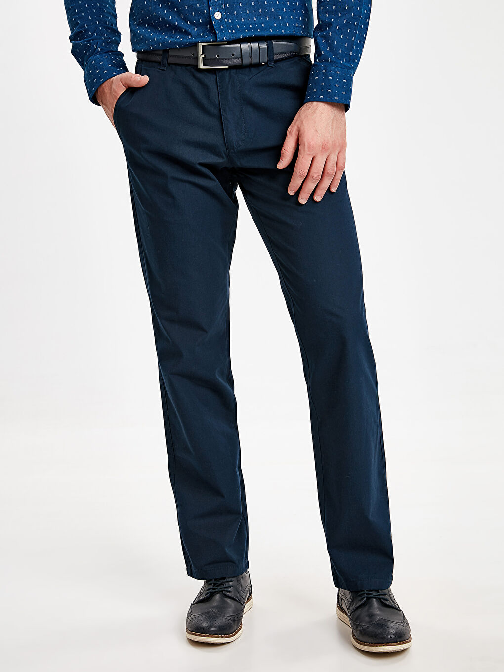 بنطلون تشينو عادي للرجال-1