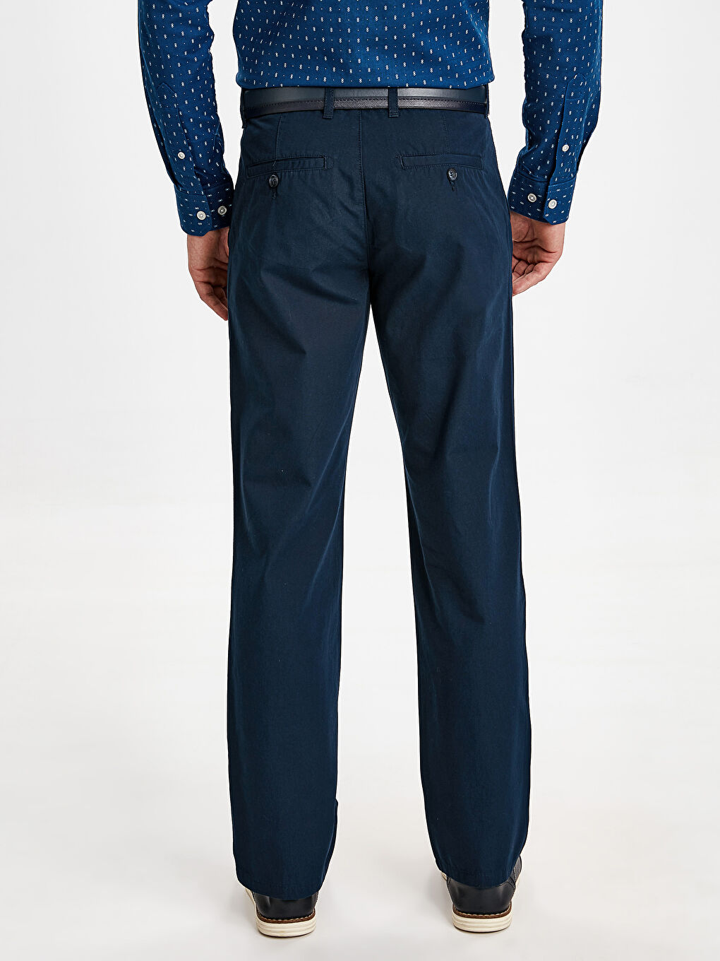 بنطلون تشينو عادي للرجال-2