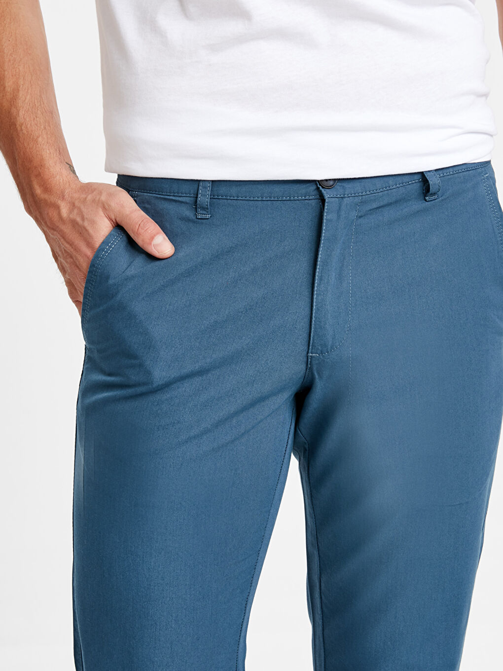 پانتۆڵی چینۆ فیتی ئاسایی بۆ پیاوان-3