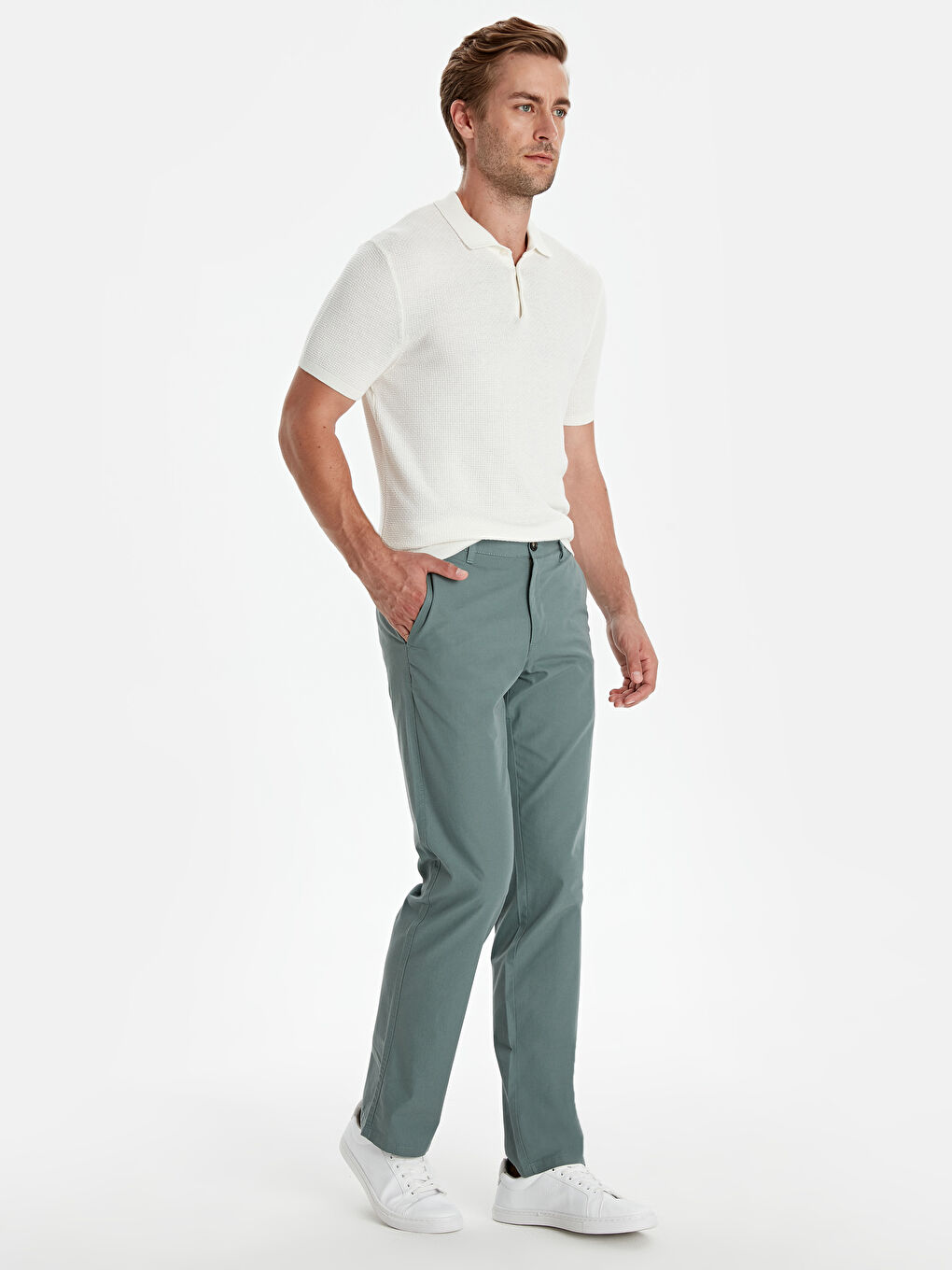 Man GREEN Chino Trousers