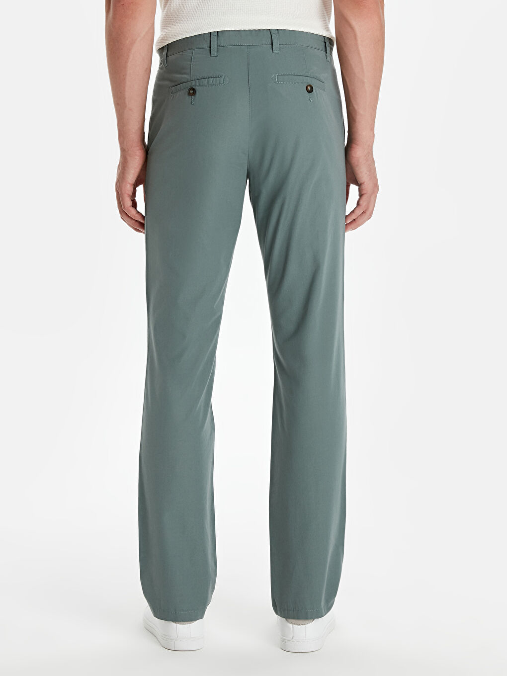 Man GREEN Chino Trousers-2