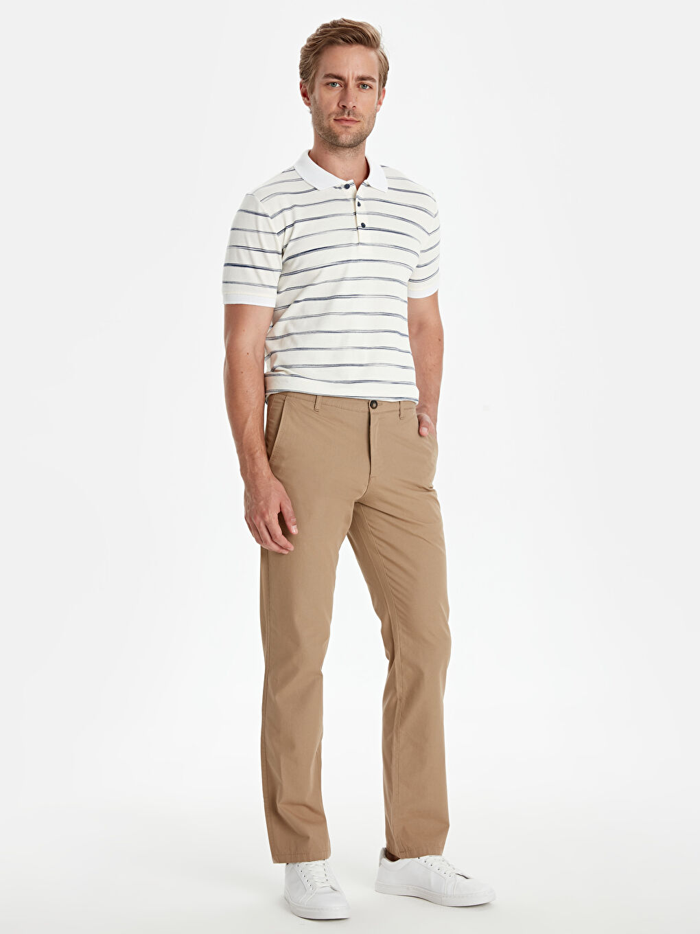 Pantalon chino BEIGE Homme