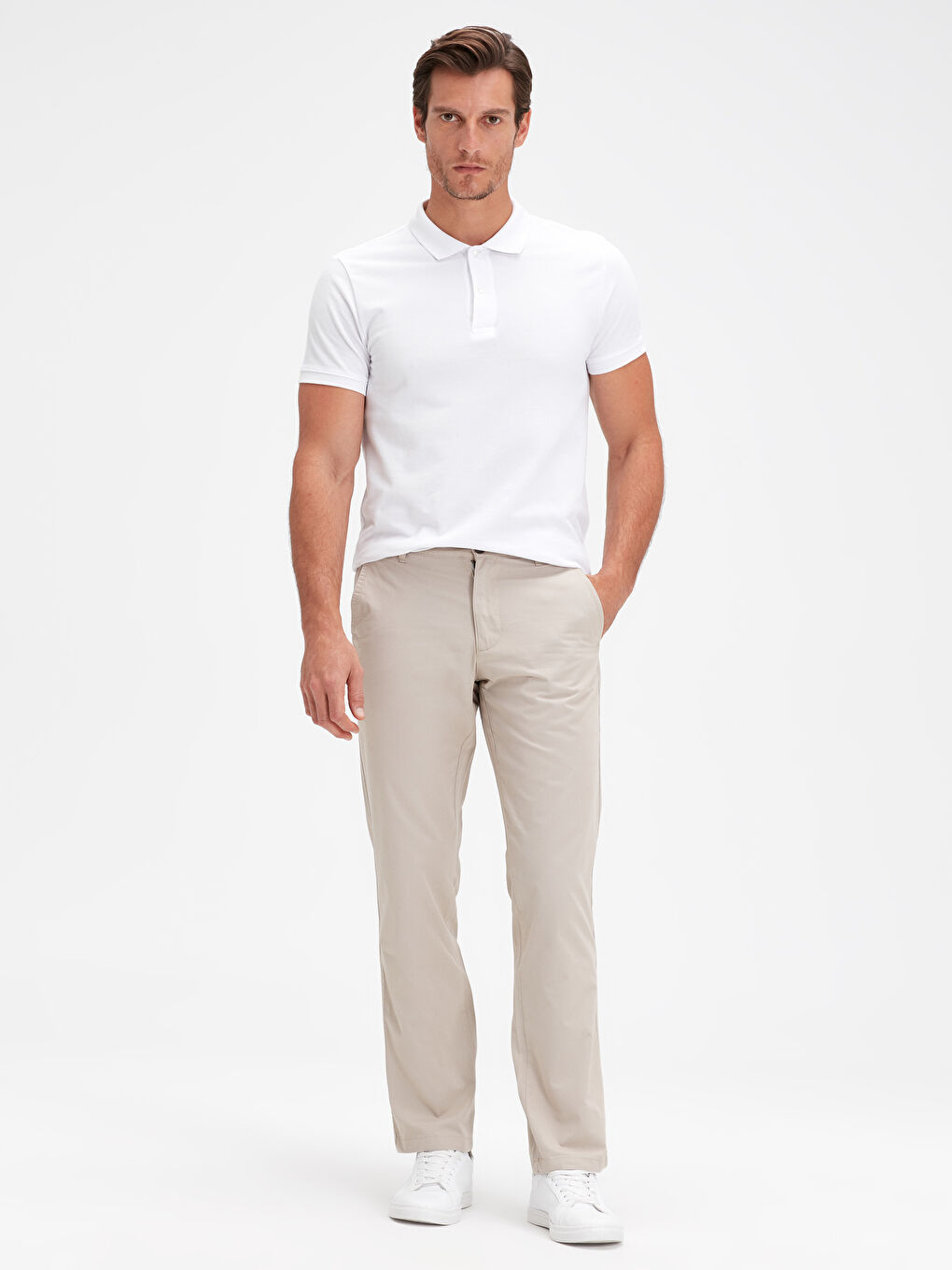 Pantaloni Chino Normal Fit pentru Bărbați