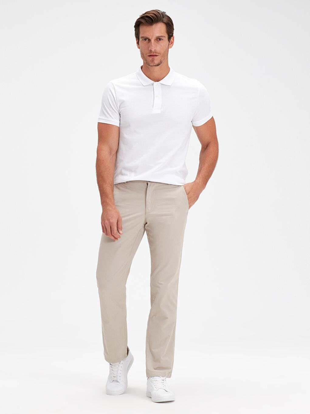Pantaloni Chino Normal Fit pentru Bărbați-1