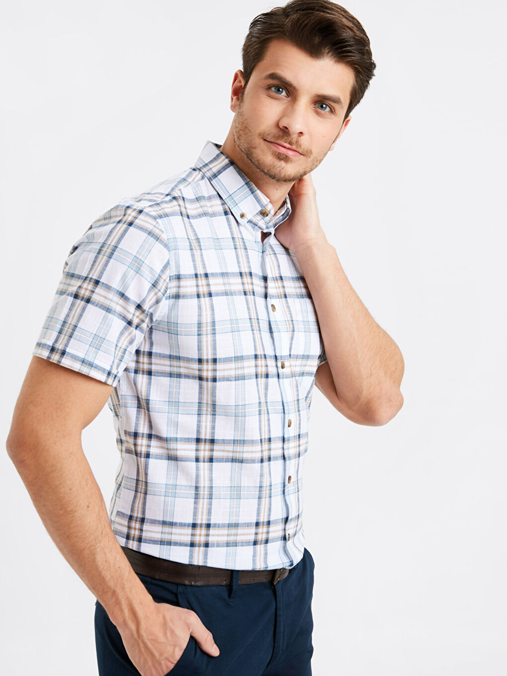 Чоловік БЕЖЕВИЙ Сорочка