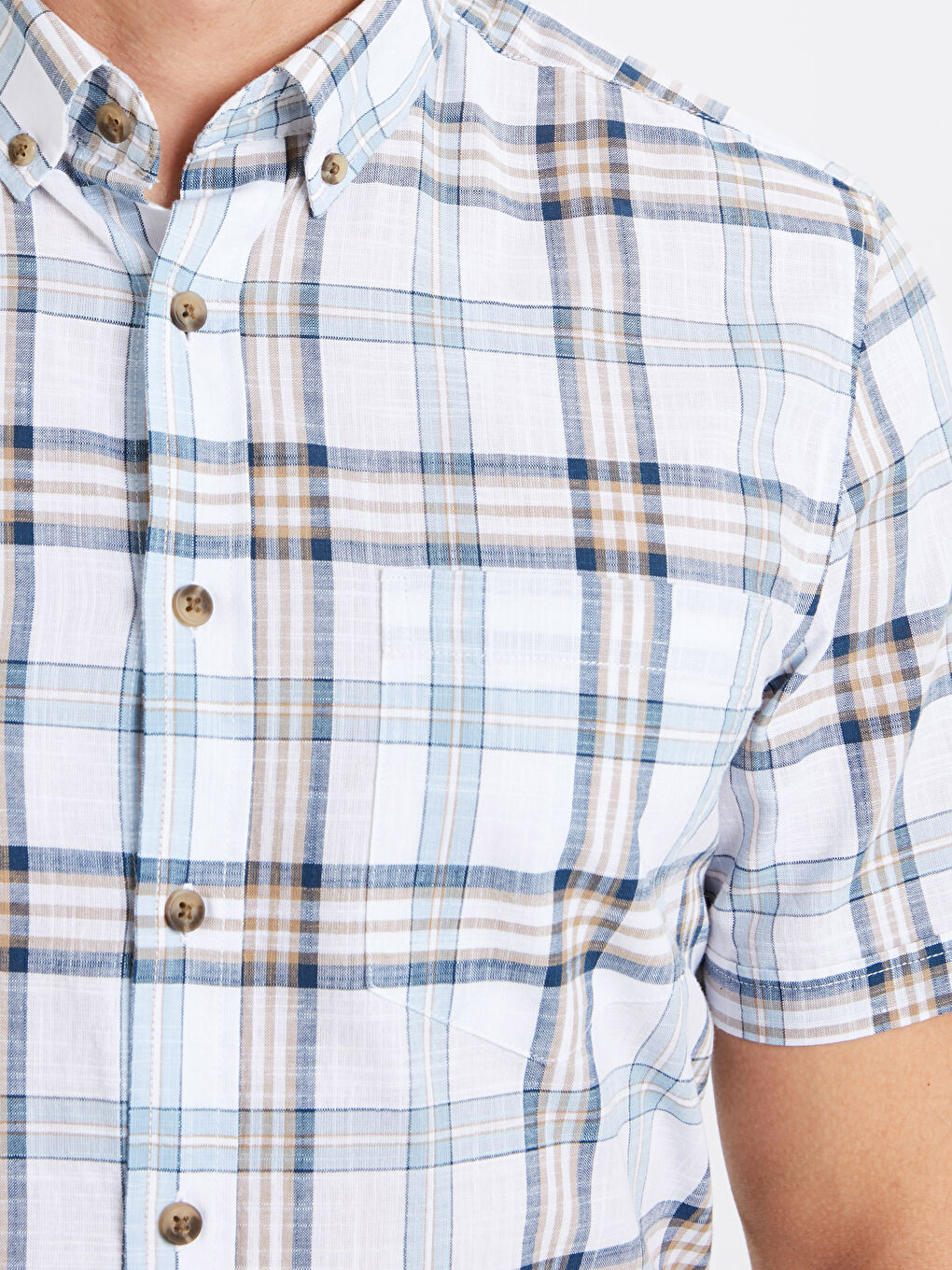 Чоловік БЕЖЕВИЙ Сорочка-3