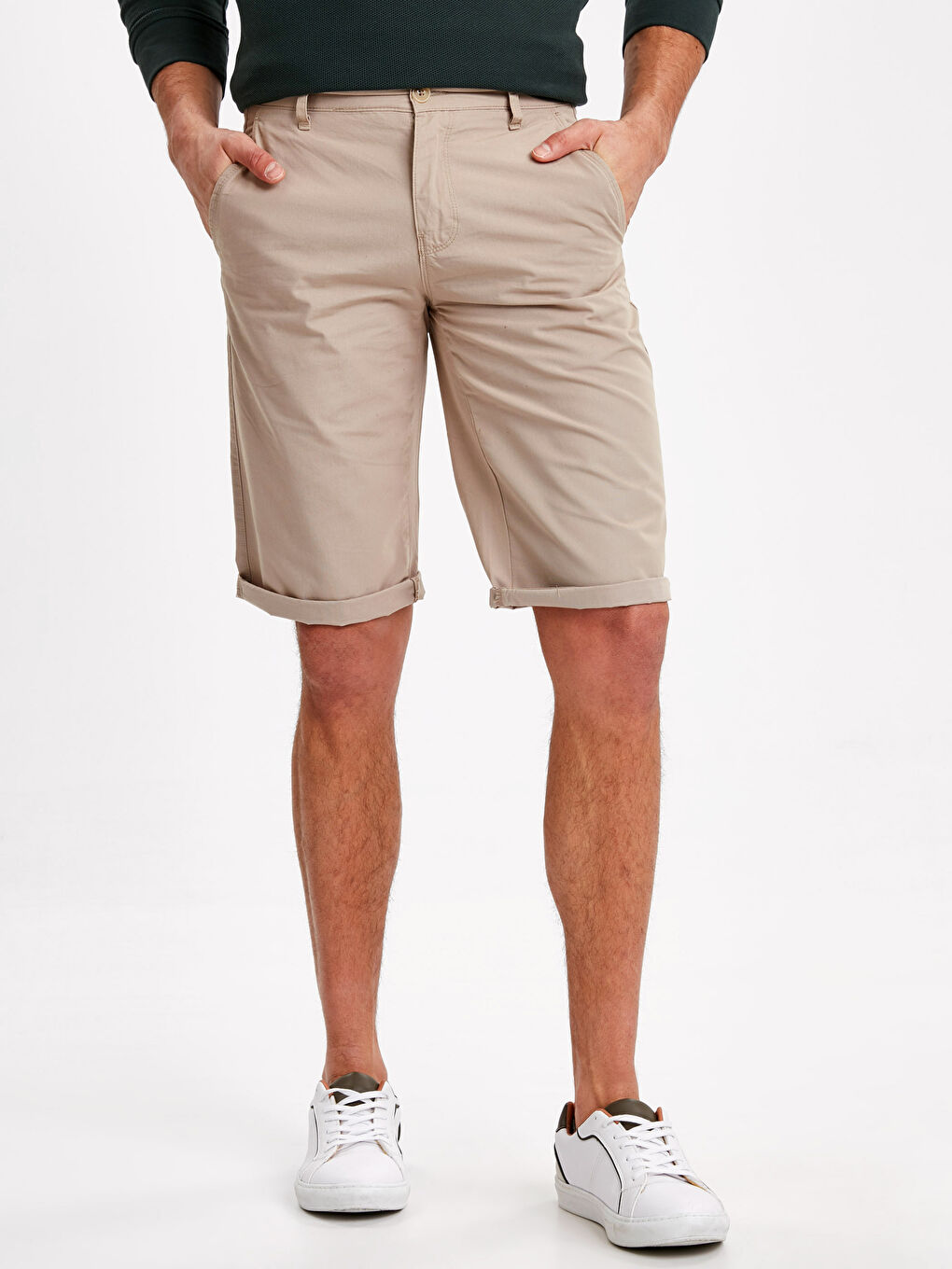 Man BEIGE Shorts-1