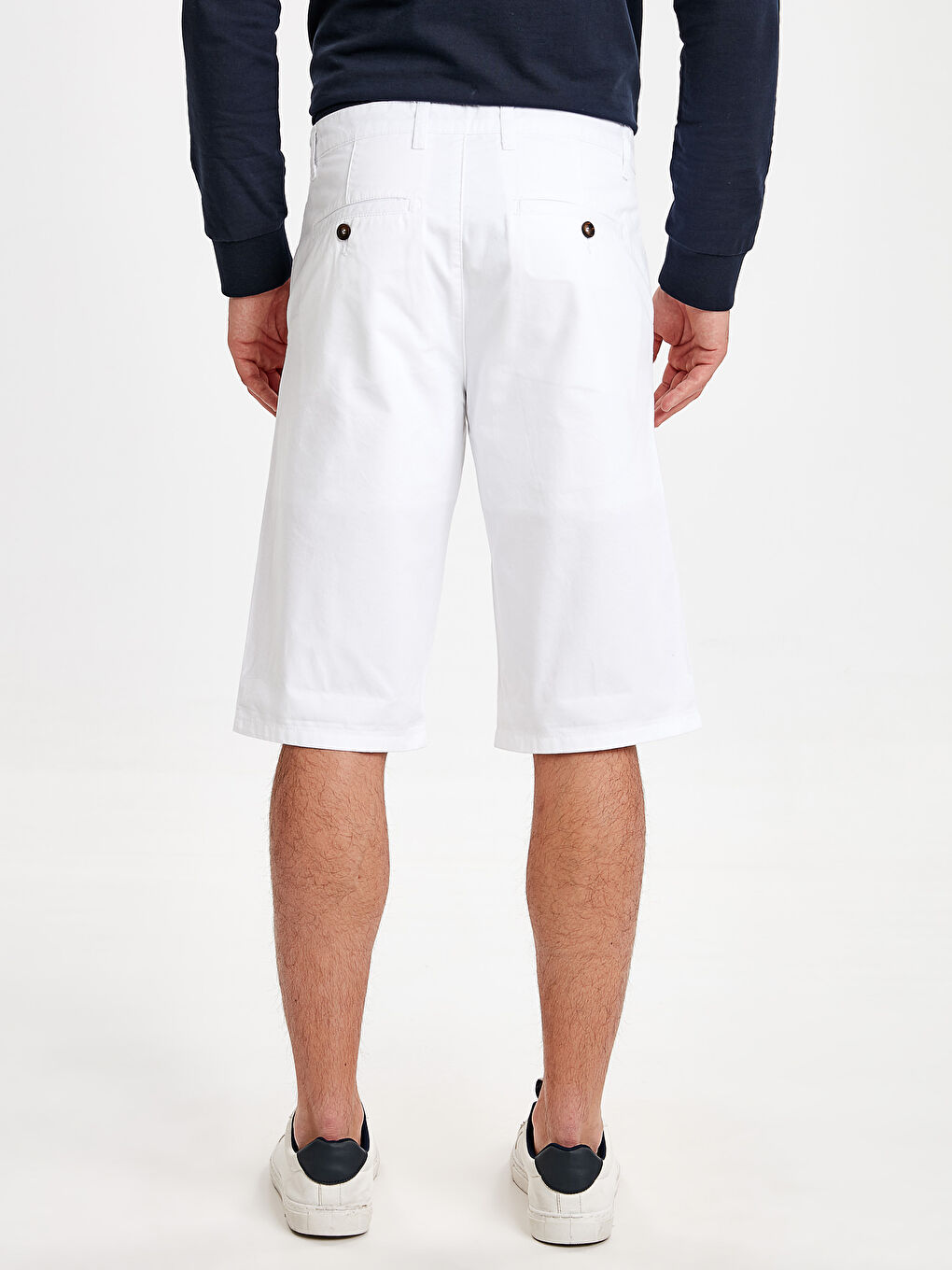 Parlak Beyaz Şort-2