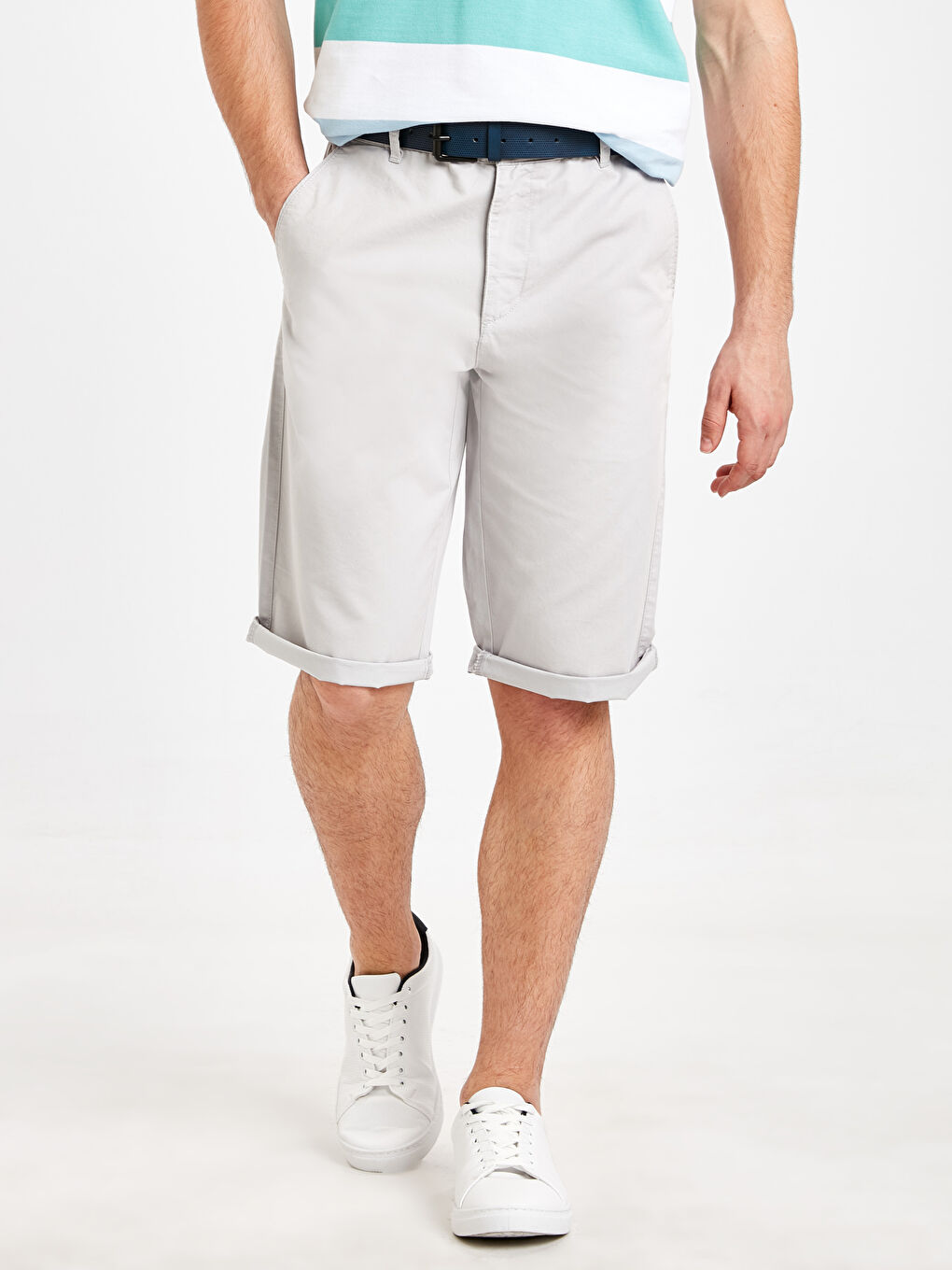 Standard Fit Bermuda Men's Shorts-1