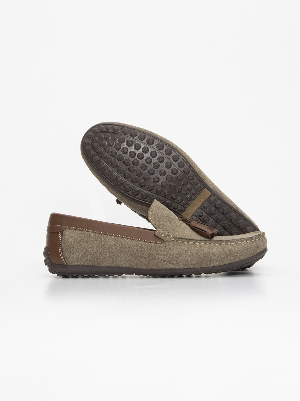 Man Khaki Suit Shoes-2