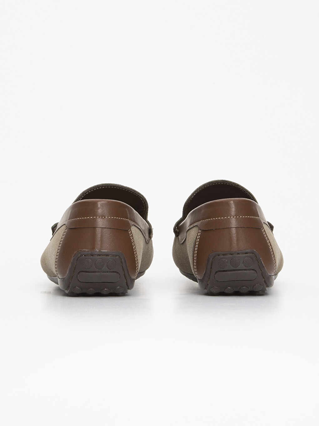Man Khaki Suit Shoes-3