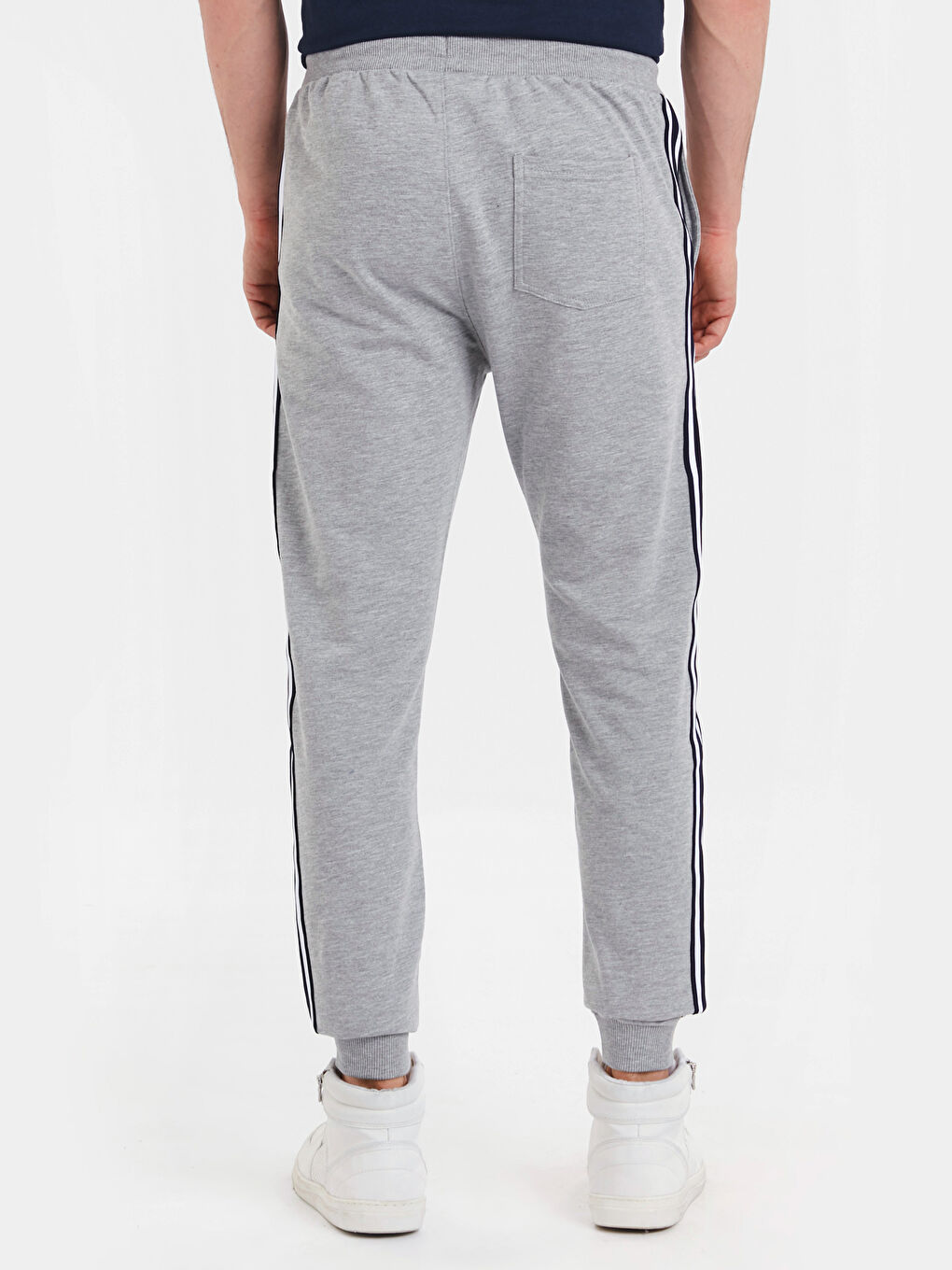 Gri Melanj Eşofman Altı-2