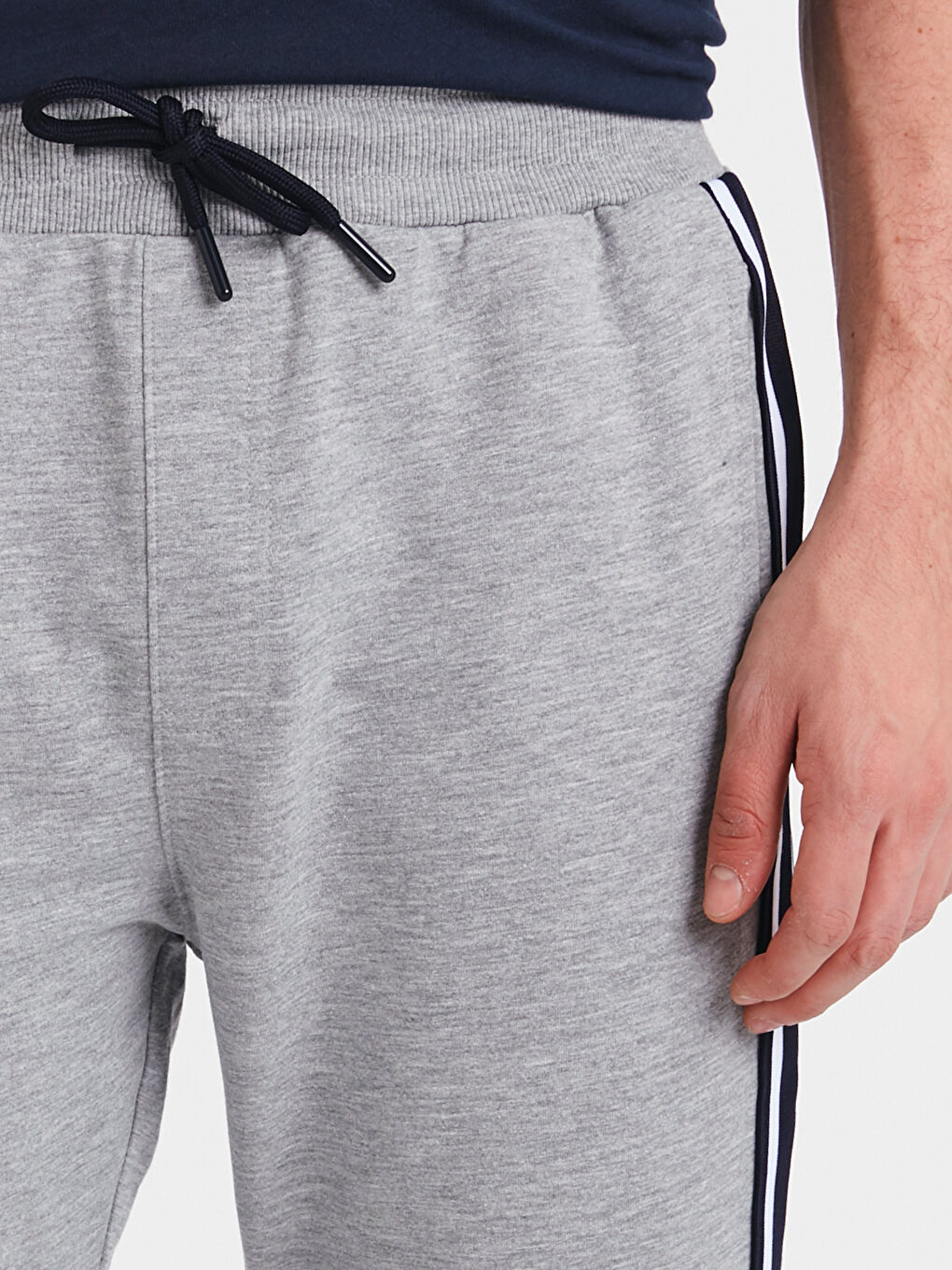 Gri Melanj Eşofman Altı-3