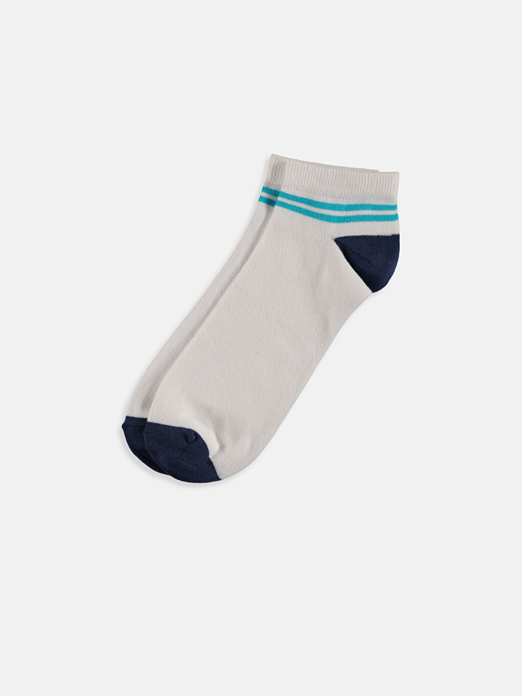 Karışık Renk İpliği Boyalı Patik Çorap-4