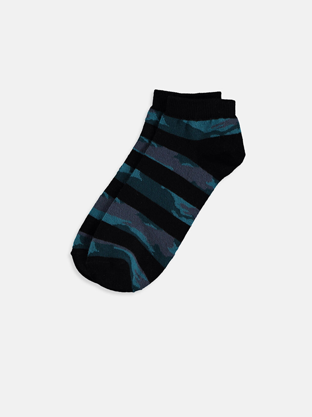 Karışık Renk İpliği Boyalı Patik Çorap-3