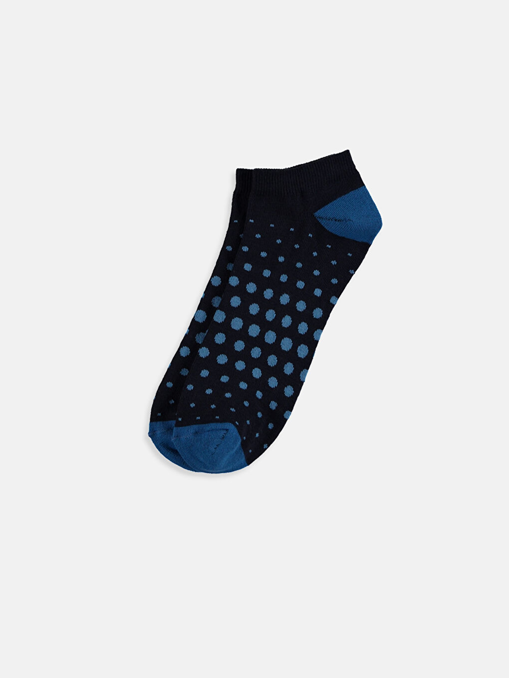 Karışık Renk İpliği Boyalı Patik Çorap-4