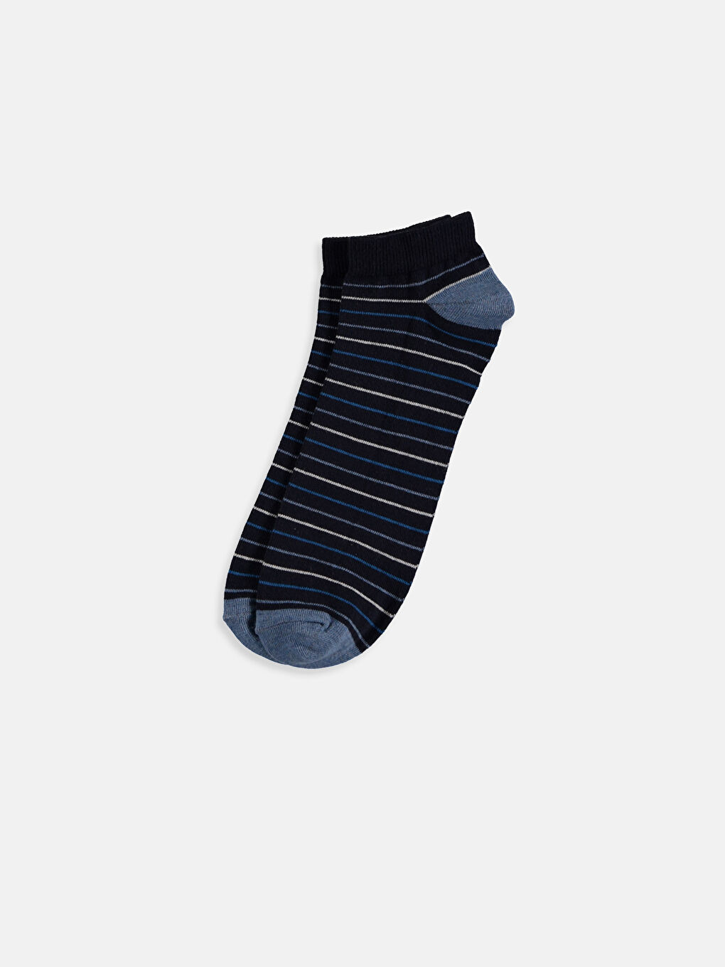 Karışık Renk İpliği Boyalı Patik Çorap-5