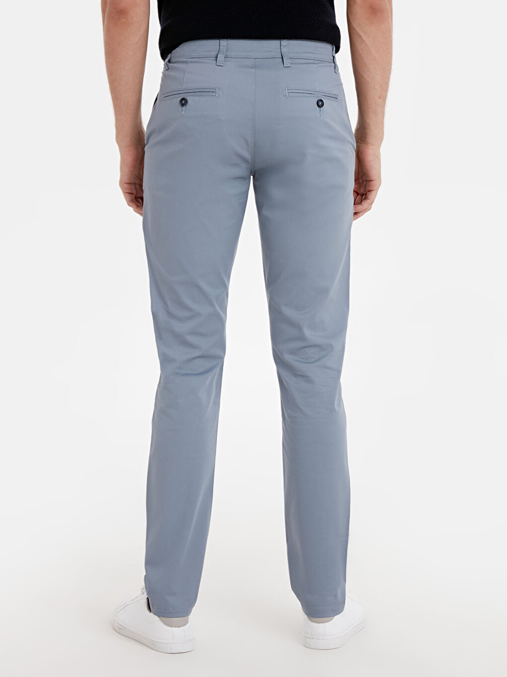 Slim Fit Gabardine Men's Chino Pants-2