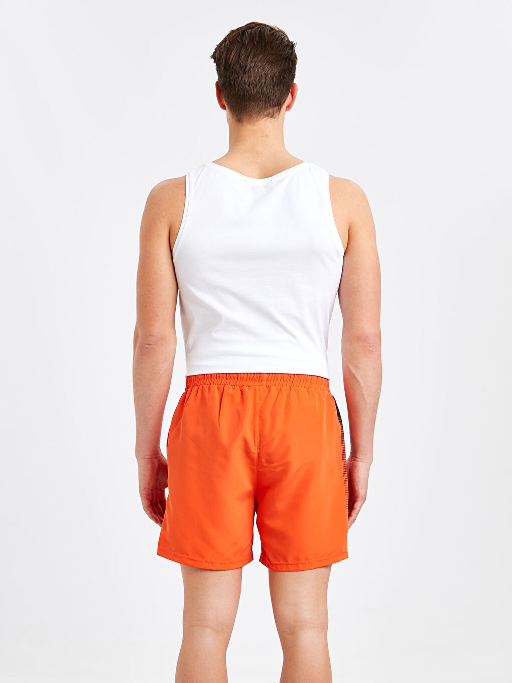 Knee-Length Printed Swim Trunk-1