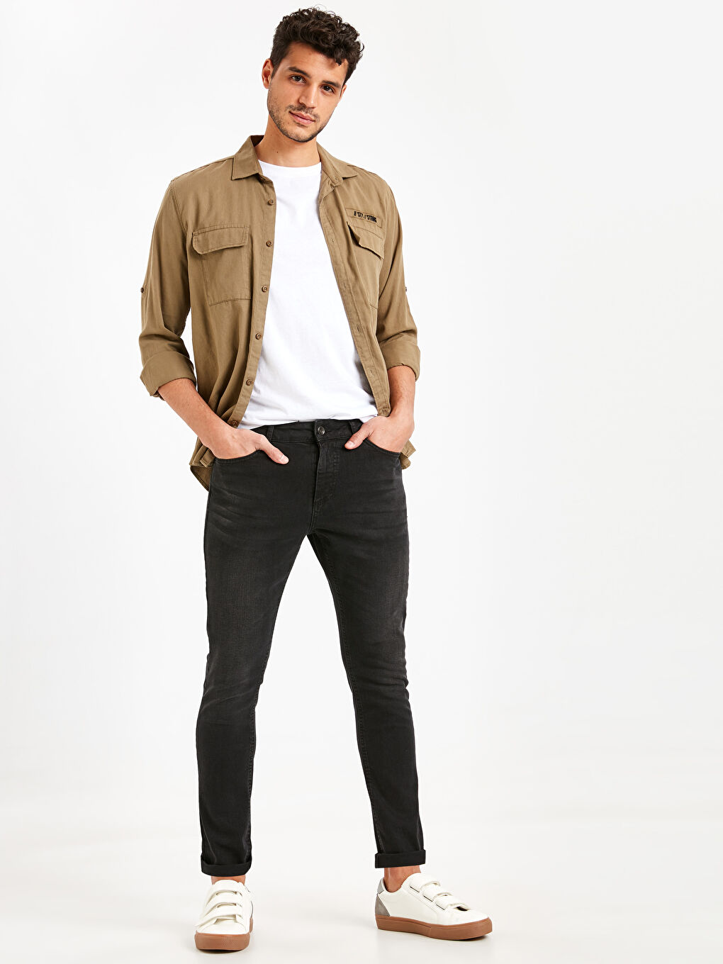 Siyah  Rodeo Jean Pantolon