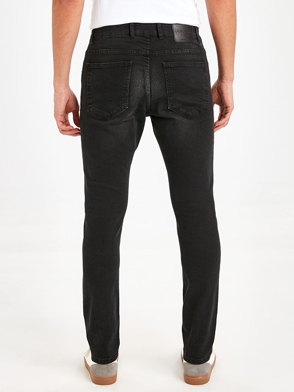 Siyah  Rodeo Jean Pantolon-2