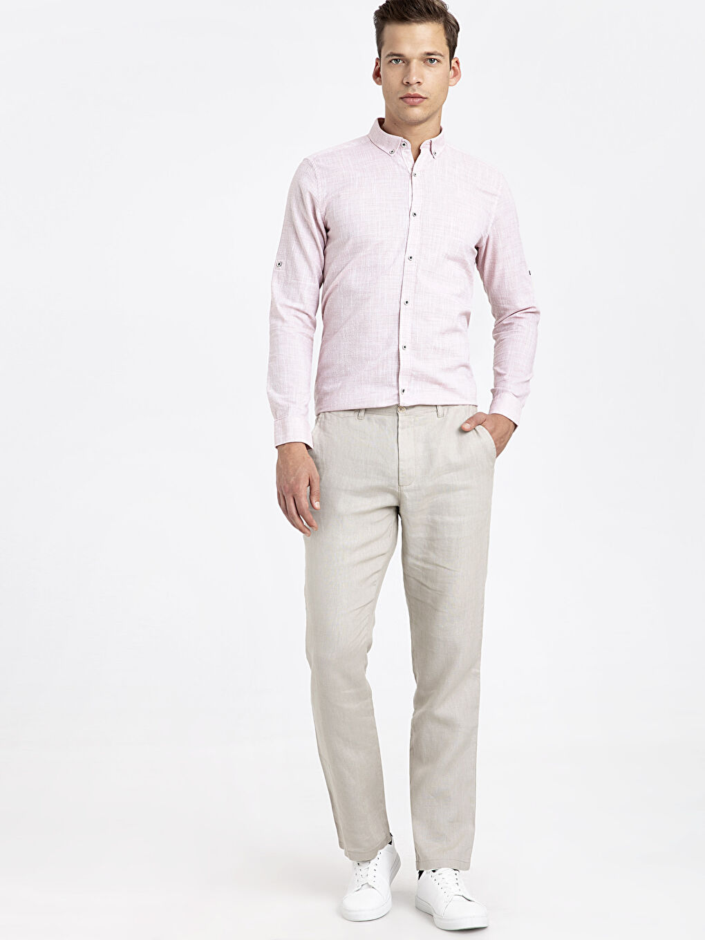 Bej Erkek Pantolon-1