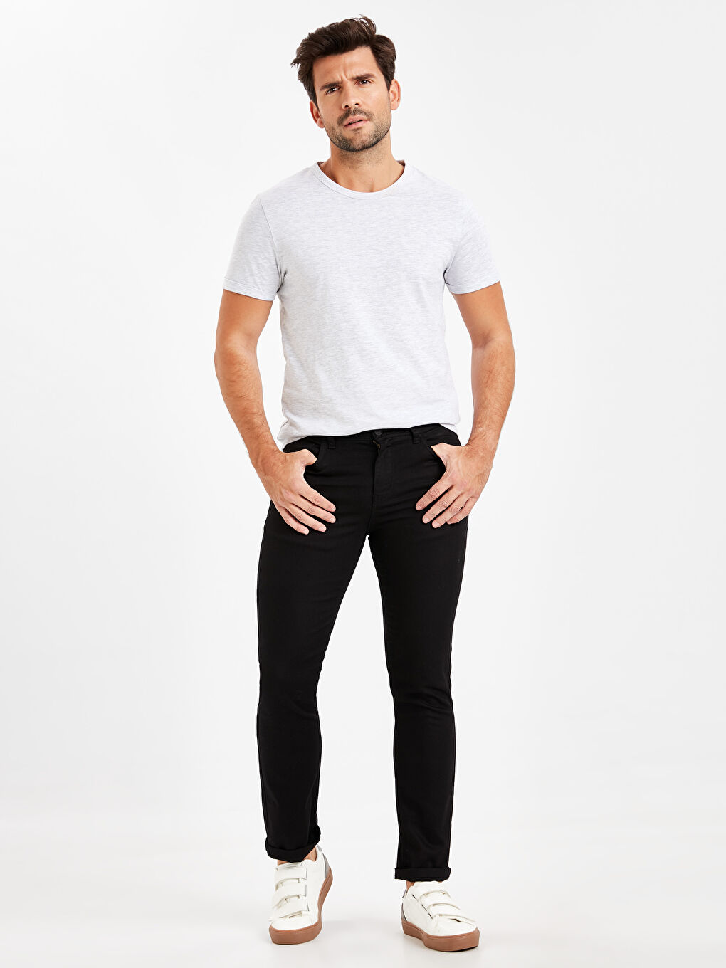 Siyah Rodeo Jean Pantolon