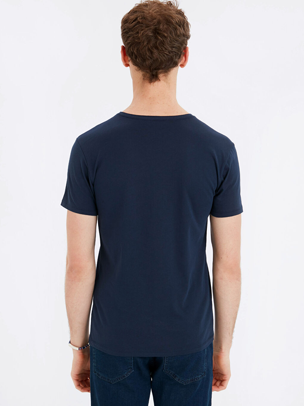 Koyu Lacivert Tişört-1