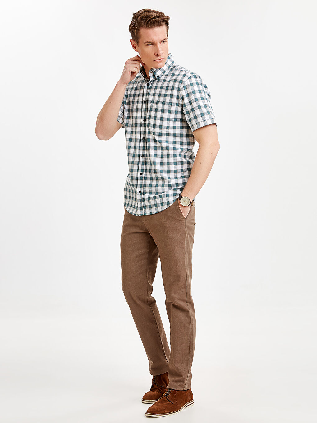 Poplin Men's Shirt-2