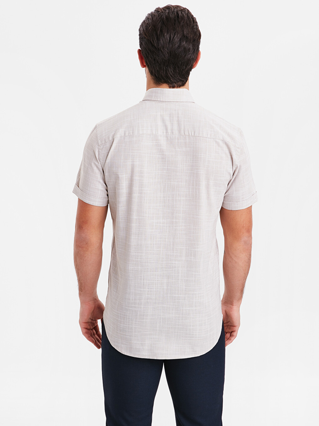 Man Beige Shirt-1