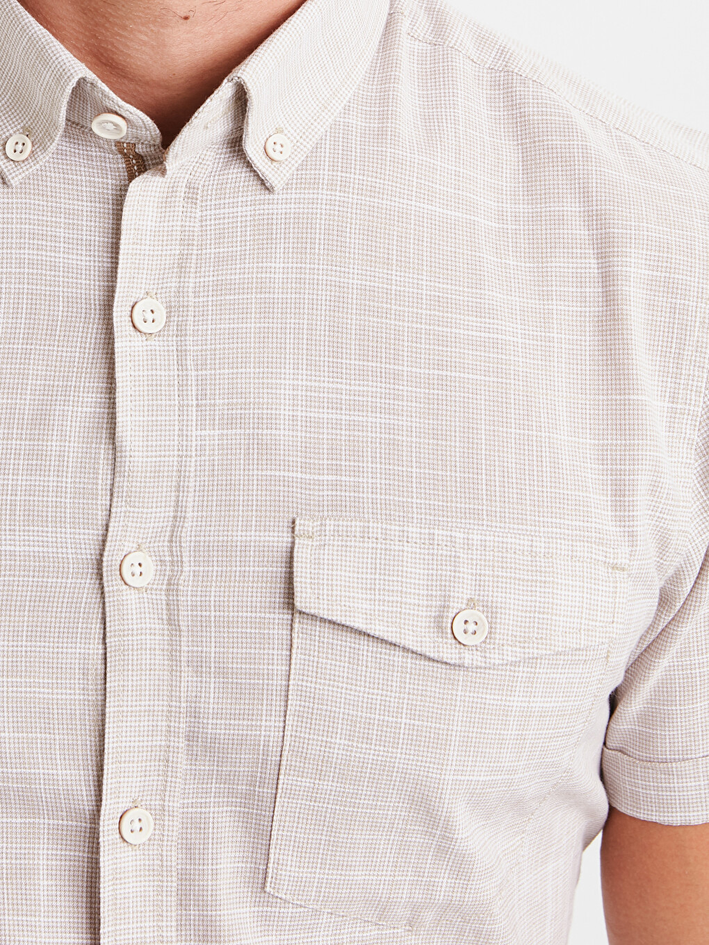 Man Beige Shirt-3