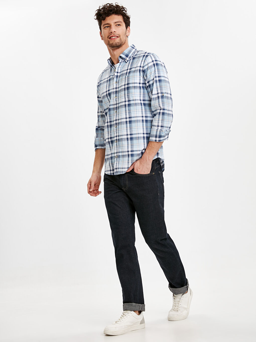 Chemise BLEU Homme-2