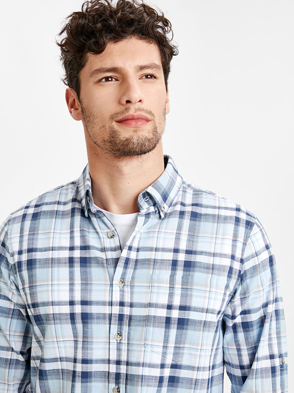 Chemise BLEU Homme-3