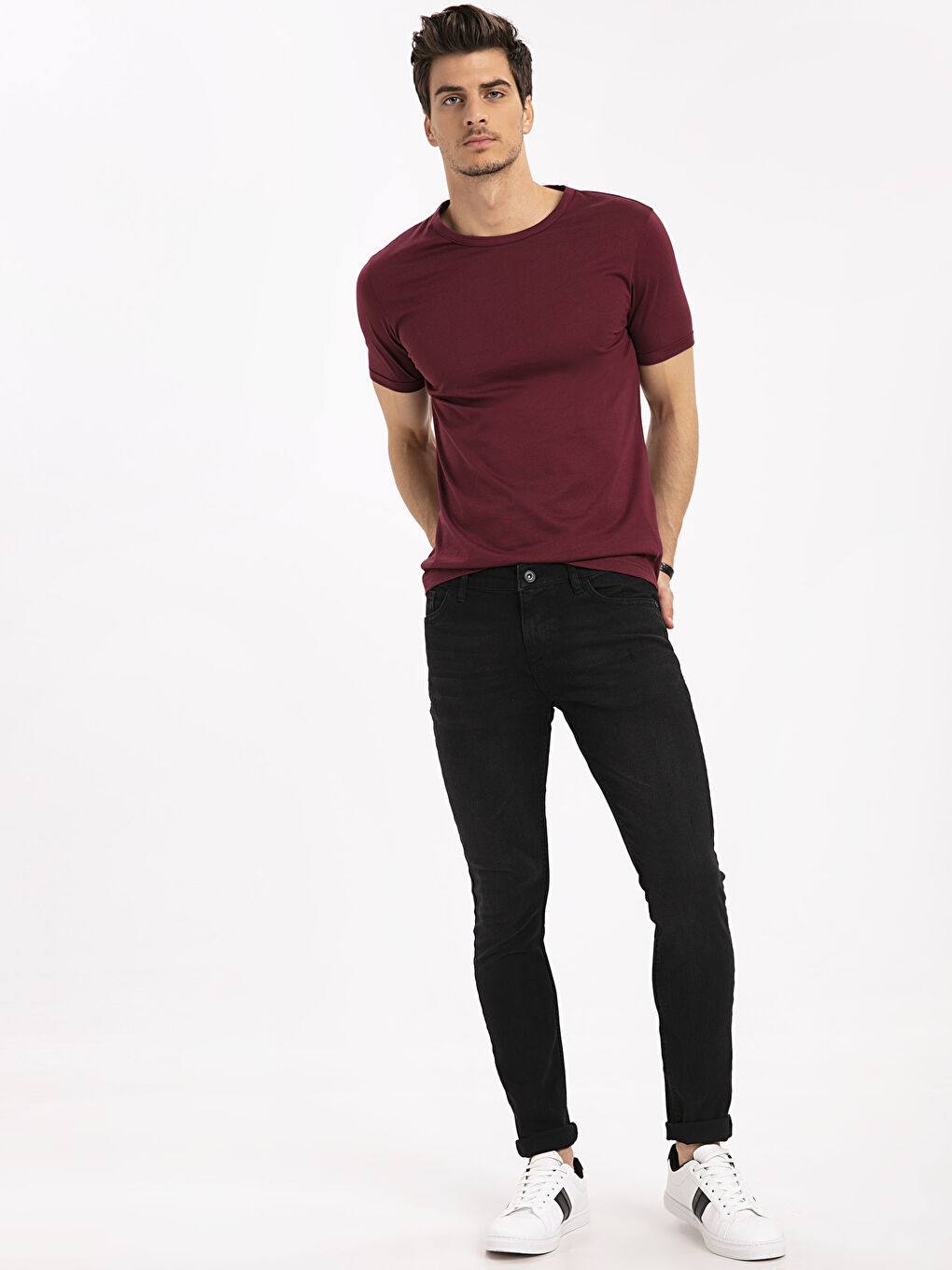 Siyah  Rodeo Jean Pantolon