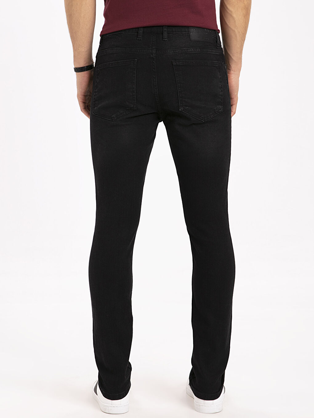 Siyah  Rodeo Jean Pantolon-2