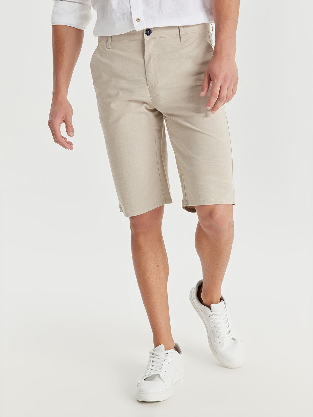 Man BEIGE Shorts-1
