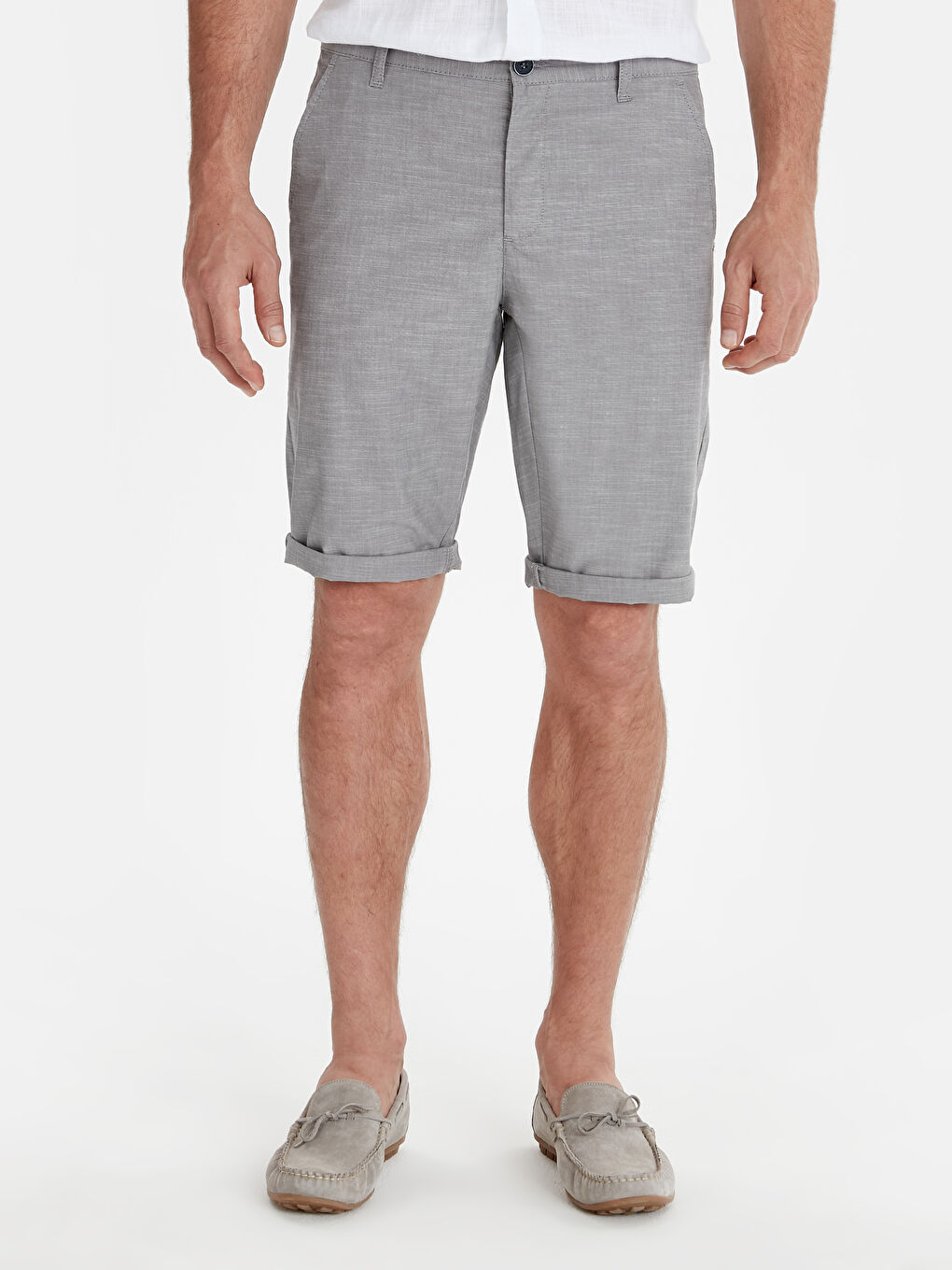 Man GREY Shorts-1