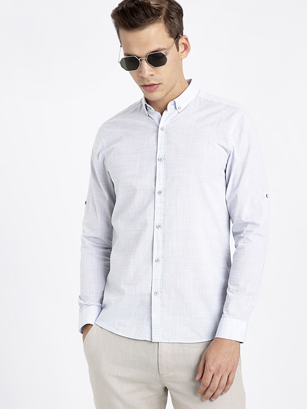 Man BLUE Shirt -9S8018Z8-CUN