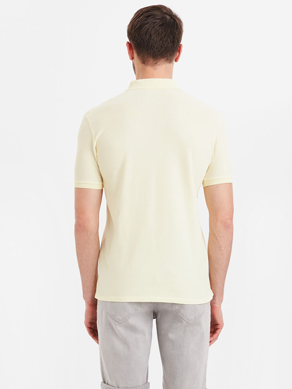 Мужчины Жёлтый Футболка-1