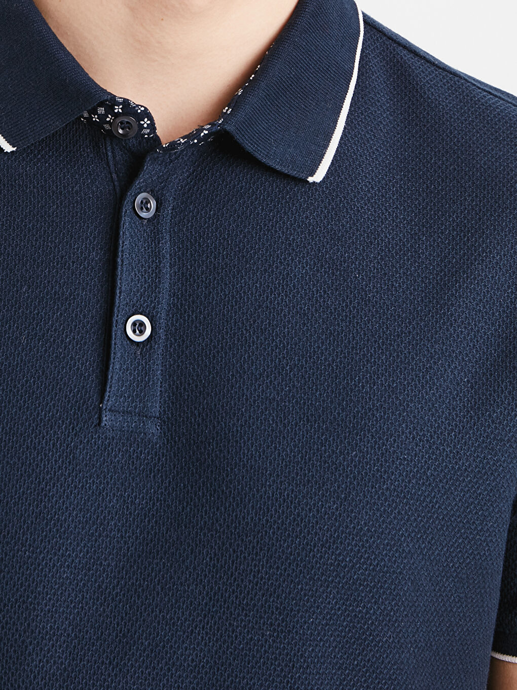 Lacivert Lacıvert Tişört-3