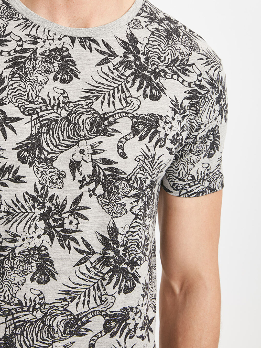 Чоловік СІРИЙ Футболка-3