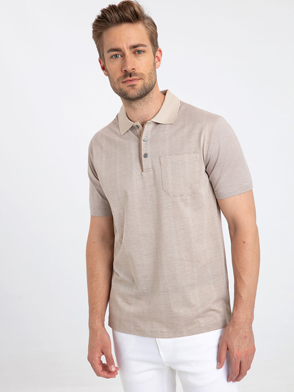 Man BEIGE T-Shirt