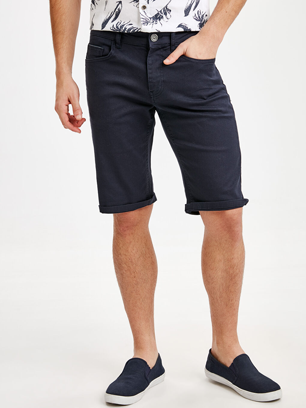 Man NAVY Shorts-1
