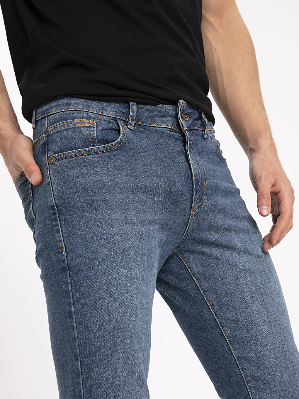 İndigo Koyu Rodeo Jean Pantolon-3