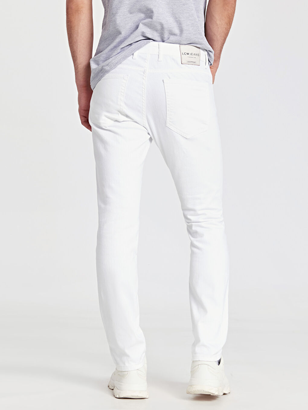 Beyaz 750 Slim Fit Erkek Jean Pantolon-2