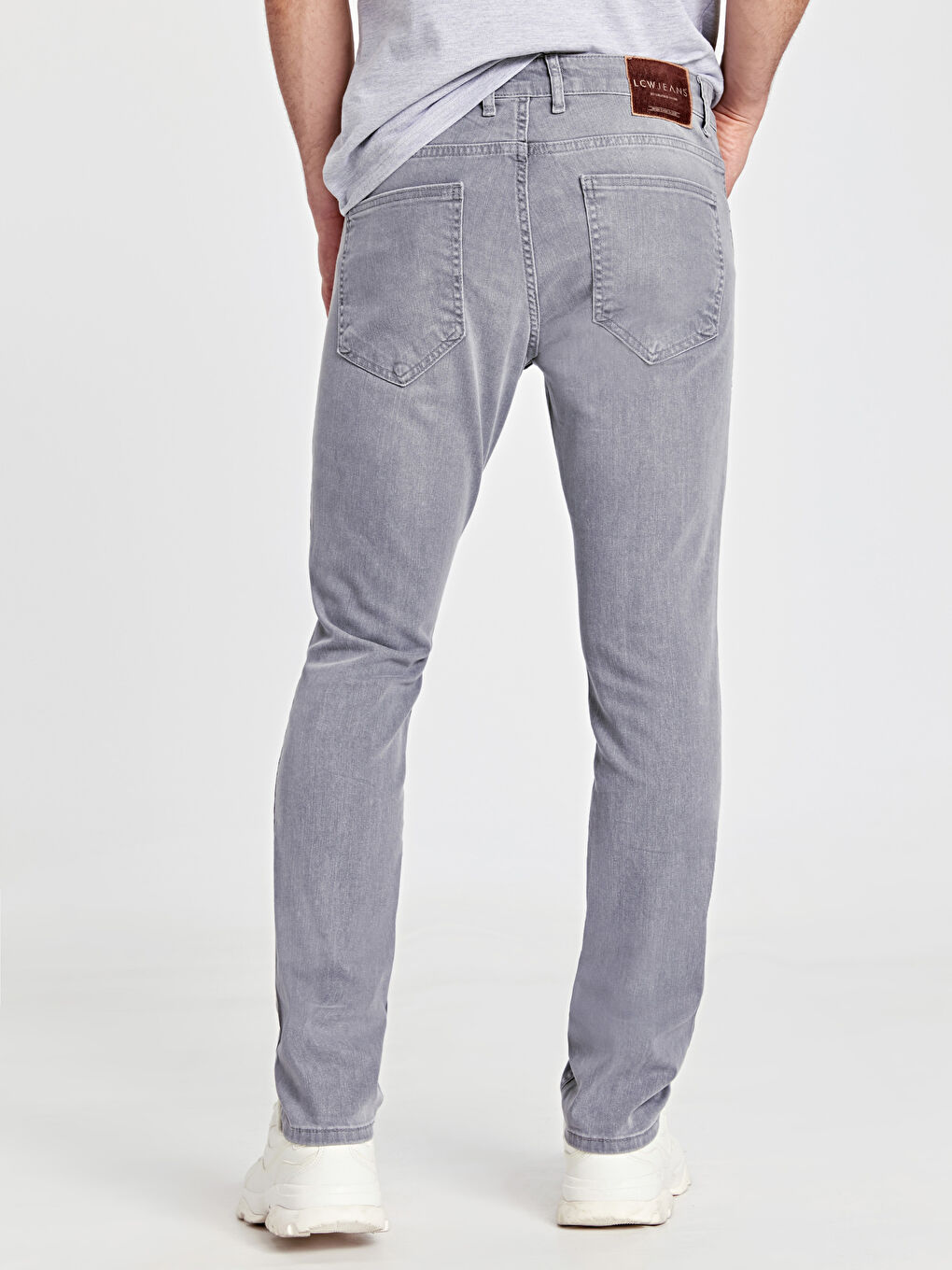 Gri Rodeo Jean Pantolon-2