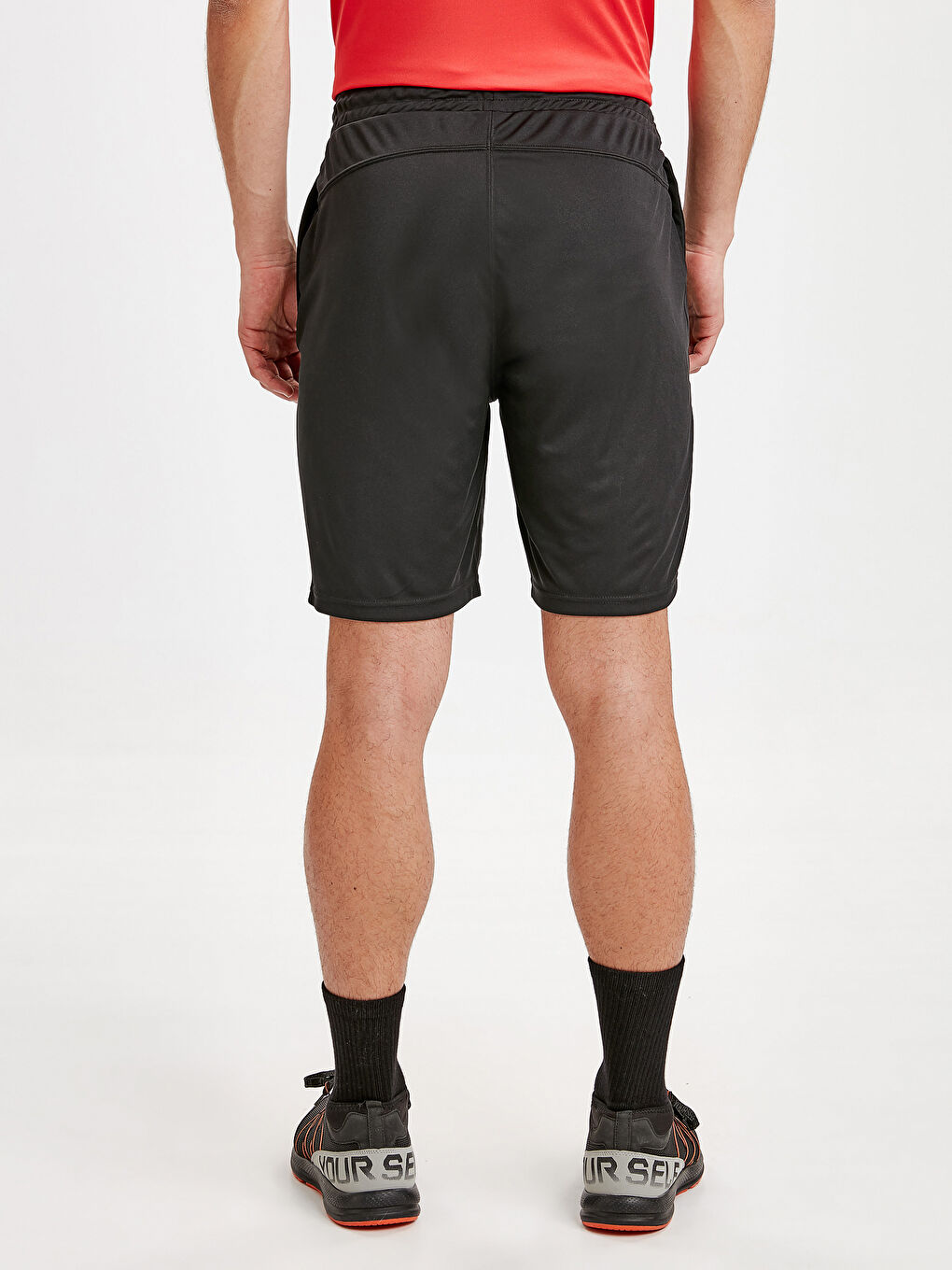 Yeni Siyah Spor Şort-2