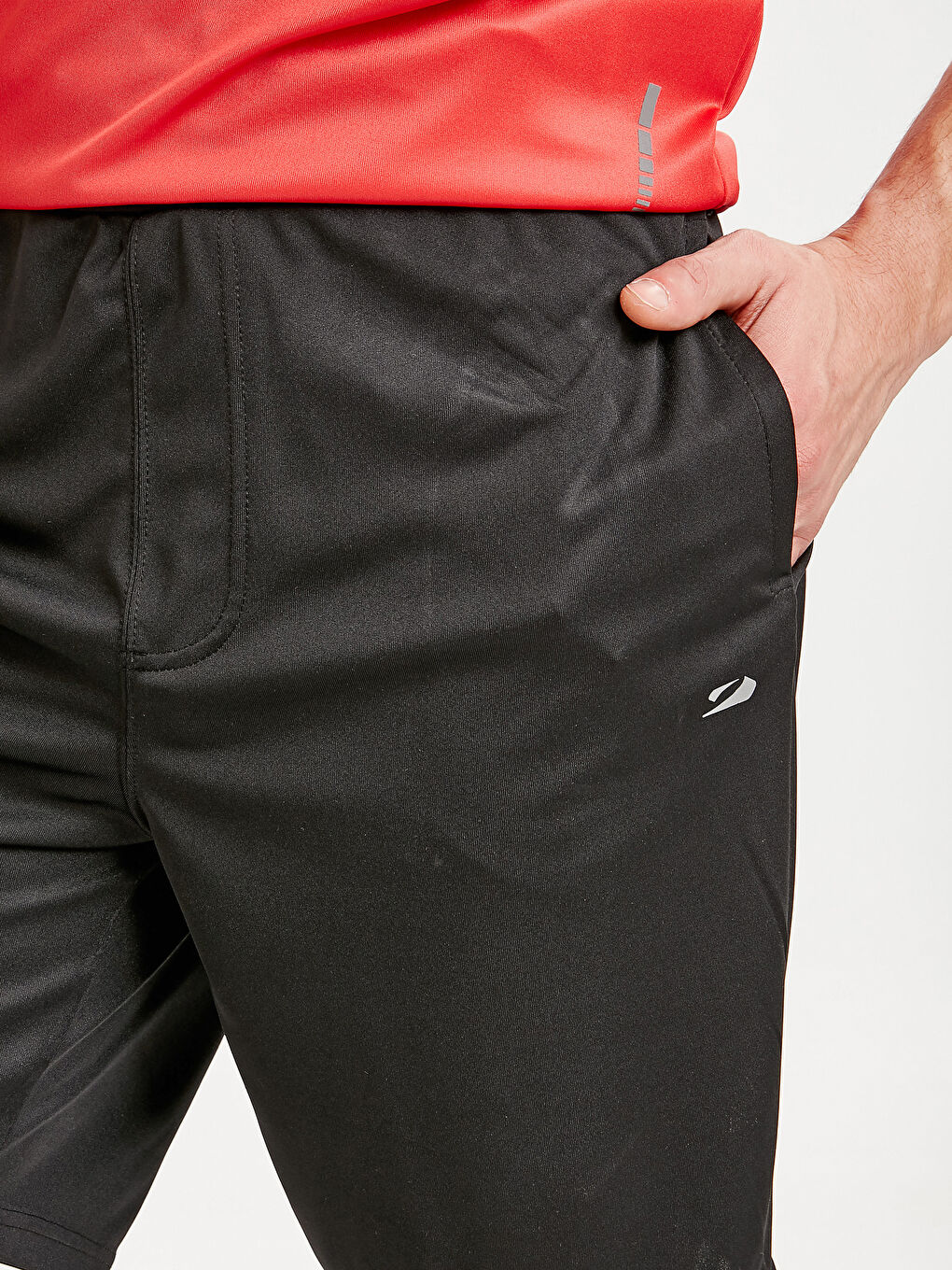 Yeni Siyah Spor Şort-3