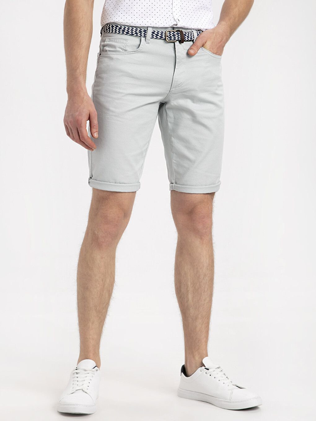 Man Grey Shorts-1